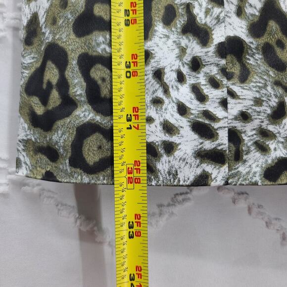 Jay Godfrey leopard print mini dress Size 8 Mob Wife Cocktail Party NYE formal - Picture 5 of 10